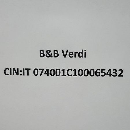 B&B Verdi Brindisi Eksteriør bilde